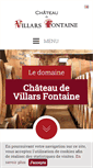 Mobile Screenshot of chateaudevillarsfontaine.com